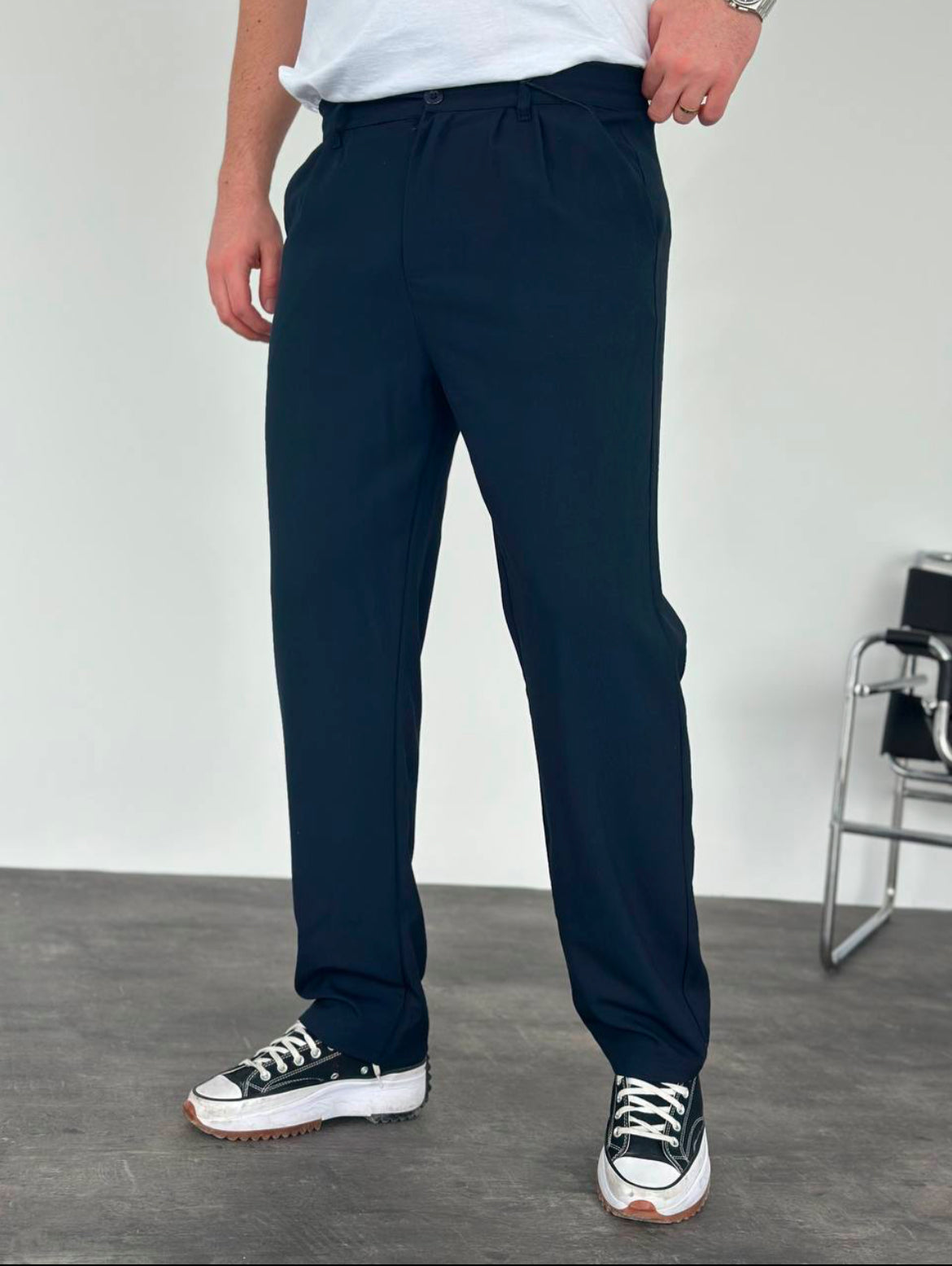 Pileli Baggy Kumaş Pantolon (3 Renk Seçeneği İle)