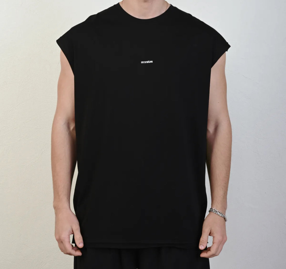 Sıfır Kol Oversize T-Shirt
