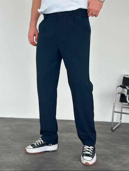 Pileli Baggy Kumaş Pantolon (3 Renk Seçeneği İle)