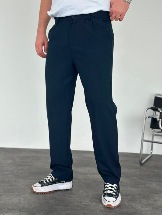 Pileli Baggy Kumaş Pantolon (3 Renk Seçeneği İle)