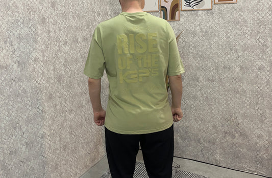 Rıse Baskılı Oversize Tişört