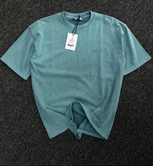 Asit Yıkamalı Düz Renk Oversize
